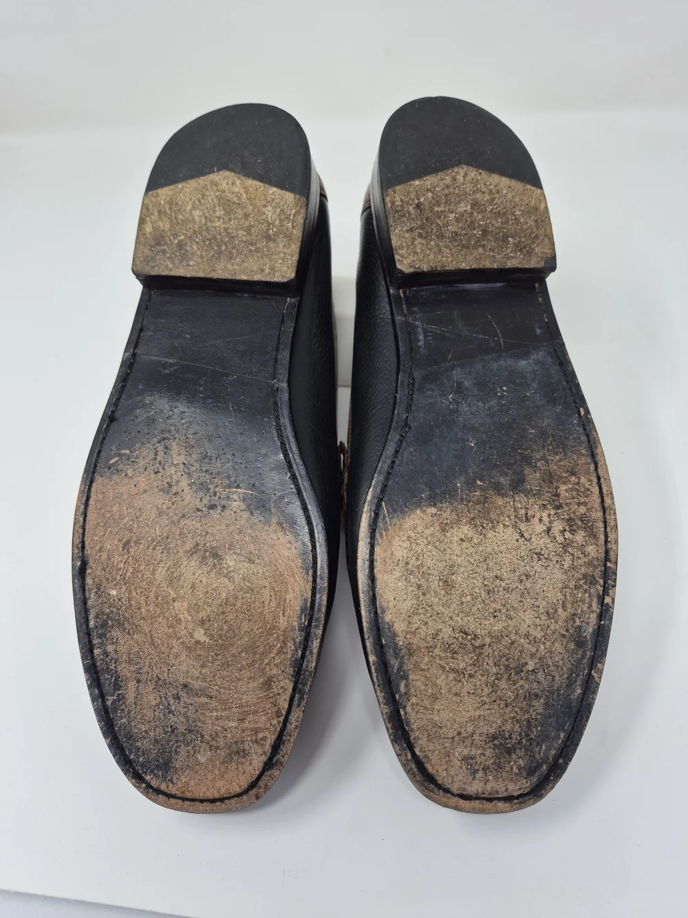 Florsheim Black and Brown Two Tone Leather Tassel Loafers 10.5 D